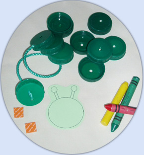 Caterpillar making and threading activity