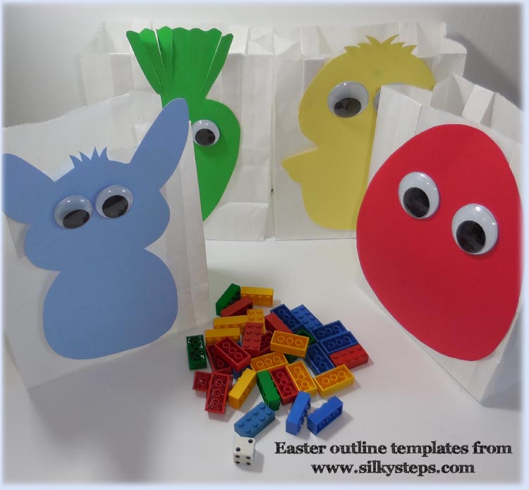 Colour sorting and counting activity for the spring, Easter and preschool numeracy