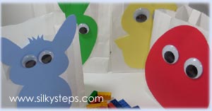 Easter colour sorting activities for preschool