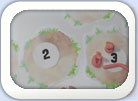 Different counting and number activities using playdough