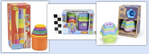 Add shape, colour, size to children's sand building activities