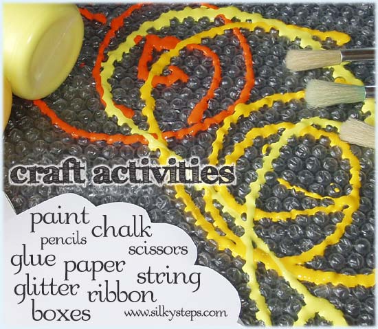 Craft activity ideas for preschool children's creative enjoyment