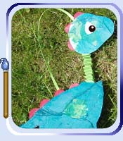Dinosaur puppet craft activity - collage outline templates