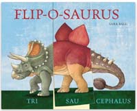 Dinosaur story flip book for preschool