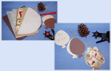 Collage with a range of materials, tools and mark making activities ..