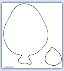 Click to open full sized fir cone template