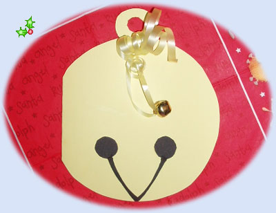 Jingle bell card activity - mark making & sound