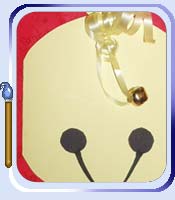 Jingle bell collaged card - craft activity