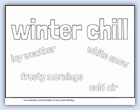Wintery ideas for wall poster