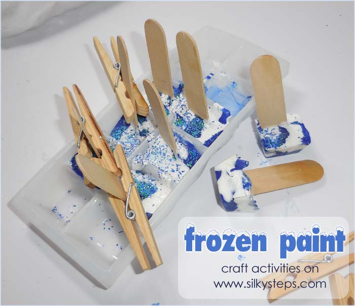 Freeze ready mixed poster paint