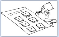 Treasure chest and key painting activity