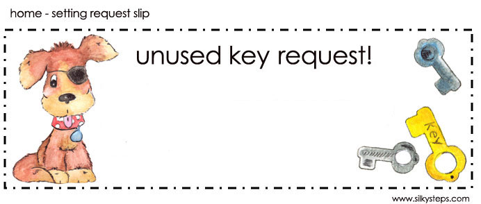 Parent request slip for unwanted keys - blank