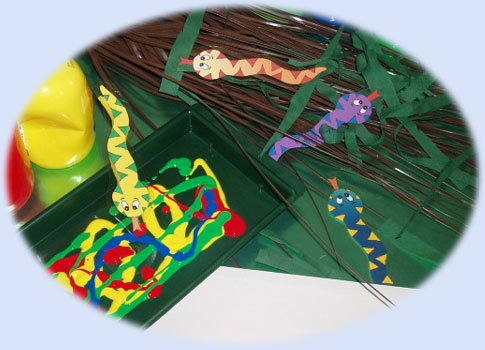Slither snake paint ..
