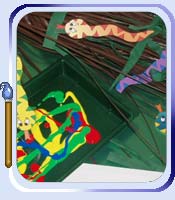 Slithery snake role play paint activity