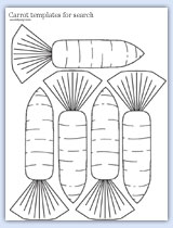 Blank carrot labels