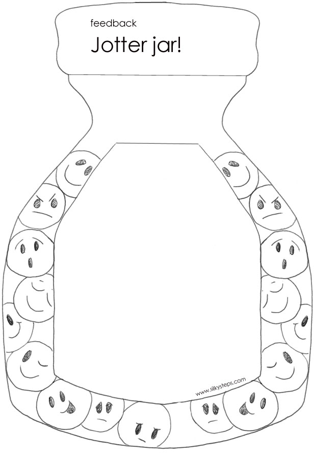 Jotter jar feedback sheet