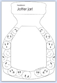 Jotter jar feedback sheet