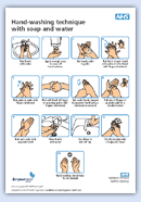 Download the recommended hand washing technique