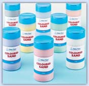 Coloured sand for art and craft
