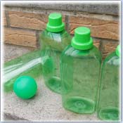 10 green bottles - outdoor skittles
