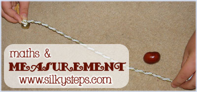 Maths and measurement - outdoor preschool games