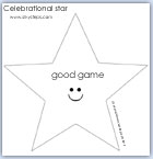 Good game award celebration star