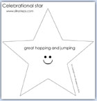 Great hopping and jumping star