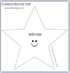 Winner star printable