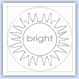 Bright sunny sun image