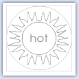 Hot sun image