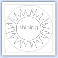 Shinning sun image