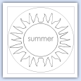 Summer sun image