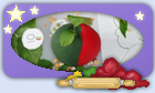 Apple tree playdough