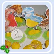 Bird seed playdough, counting and feeding awareness