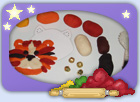 Cat colour dough