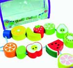 Fruit piece threading