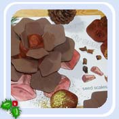 Pine cone factory playdough activity