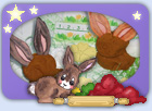 Happy hoppy rabbits - playdough activity