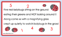 Ladybug rhyme
