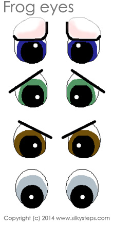Playdough frog eyes - explore emotions, moods and words