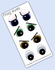Click to see the larger frog eye images
