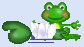 Lily pad frog ..