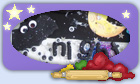 Midnight sky playdough activity