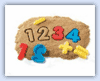Sand and dough mould shapes