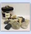Pebbles stones for small world scenery