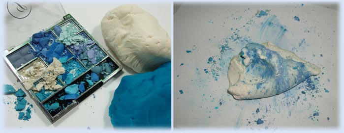 Make your pladough shiny with mica powder