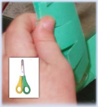 Scissor use supports fine motor skill development