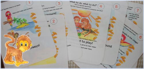 Laminated story pages