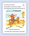 page 3 of the Parrot Squawk and the monkey pirates story