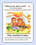 page 4 of the Parrot Squawk and the monkey pirates story